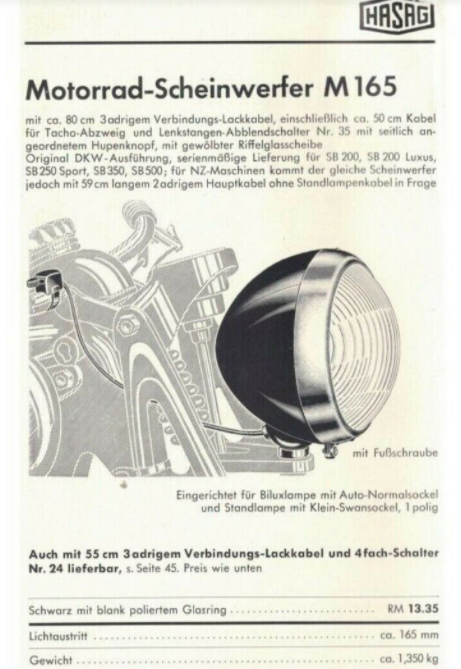 2020-11-01 22_56_15-Světlomet DKW Hasag M165 VYHLEDÁVÁNÍ v Sasku - Stolpen _ Náhradní a opravné díly